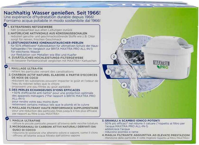 Brita MAXTRA PRO Water Filter - Pack of 4 - 122 188