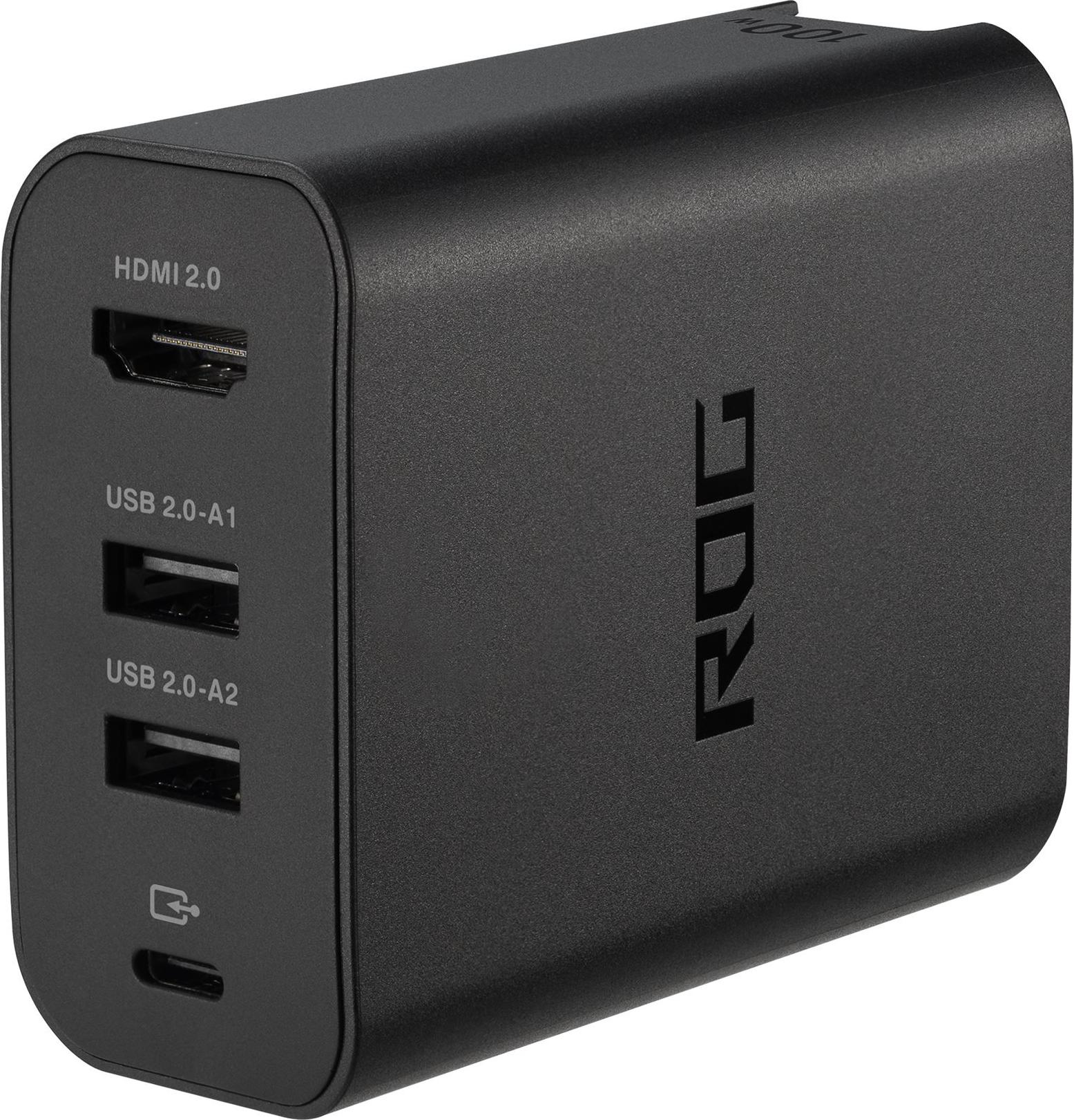 ASUS ROG 100W Gaming Charger Dock - AC100-05 - USB-C - HDMI 2.0 (90XB0AGN-BPW010)