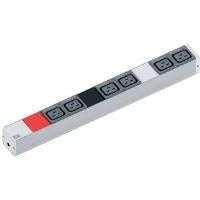 Bachmann IT PDU Basic Power Distribution Unit Rack-Mountable AC 400V 3 Phases 6 Sockets 1U