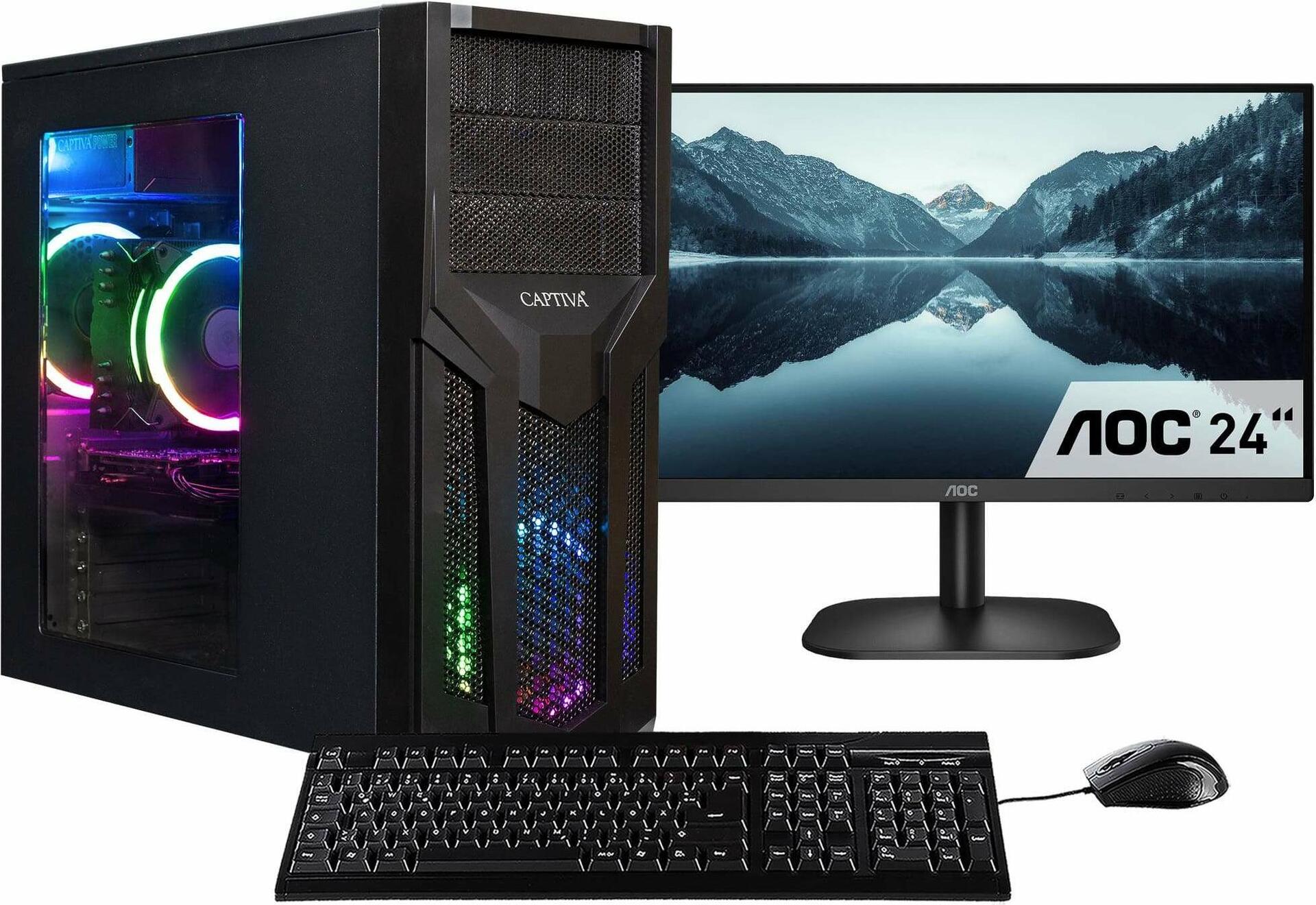CAPTIVA Power Starter R80-013 AMD Ryzen 7 16 GB DDR4-SDRAM 500 GB SSD Windows 11 Home TFT Display 7-Prozessor