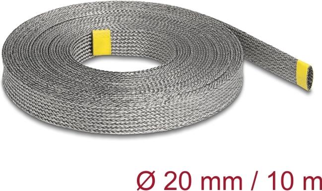 Delock - Geflechtschlauch - für EMI-Abschirmung, dehnbar, 20 mm - 10 m (20940)