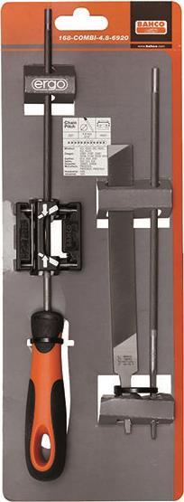 Bahco 168-COMBI-4.8-6920 Chainsaw File Set - Ergo Handle - 200 mm Ø 4.8 mm - 1 pc.