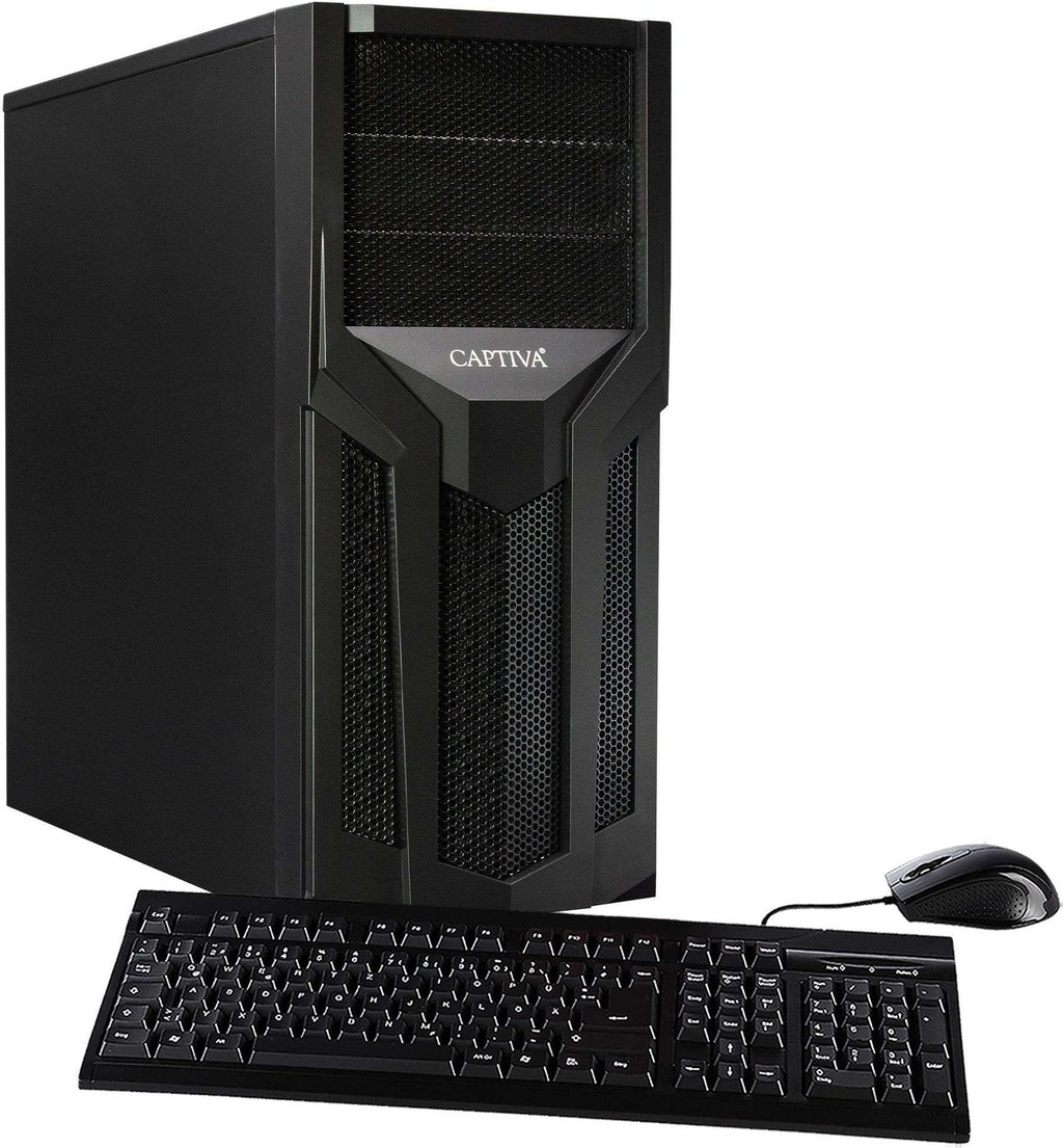 Captiva 8860 Red PC Case without Window - FSP 350W Power Supply - AMD Ryzen 5 5600 G 350-51ACC 350-W-Netzteil LC-CC-120 A520M-A DDR4