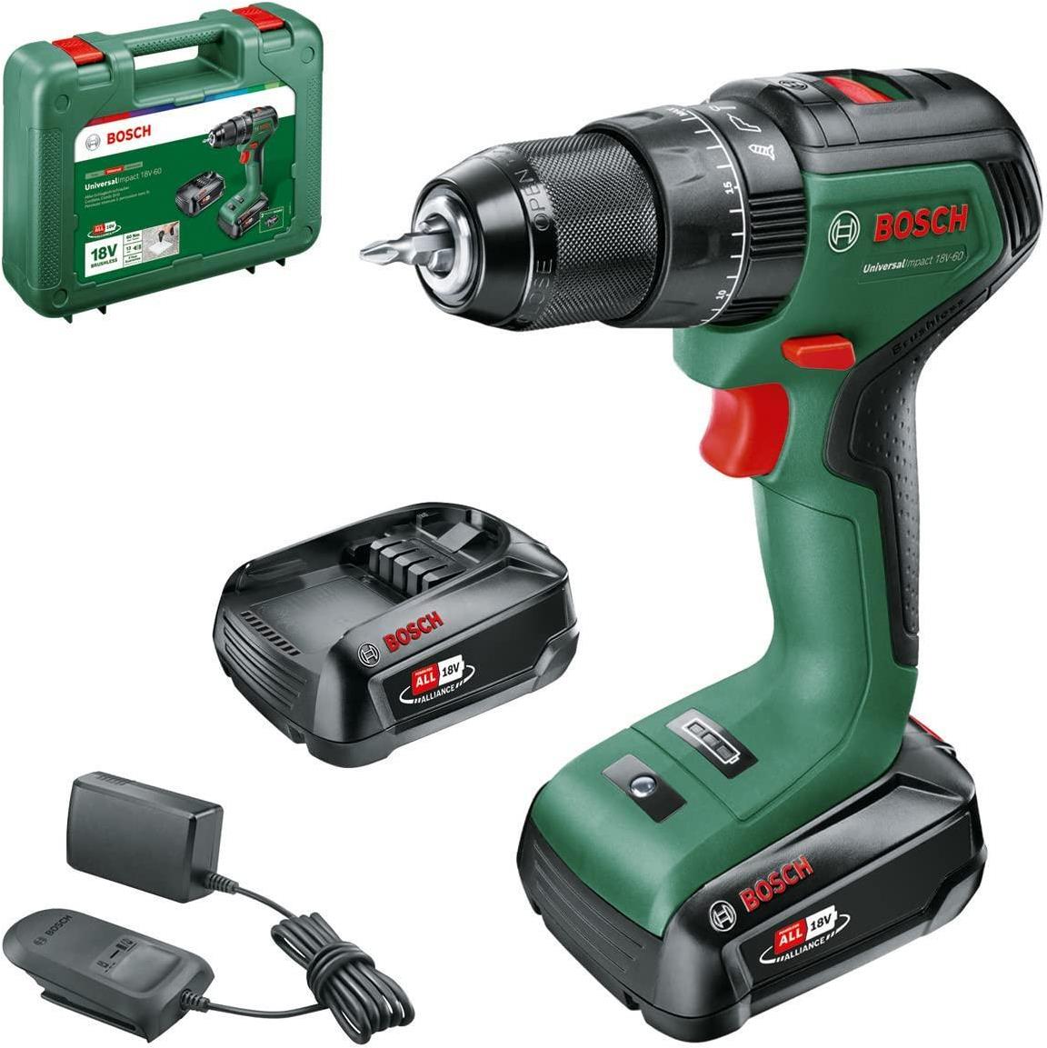 Bosch 06039D7102 Impact Drill Driver for Home and Garden