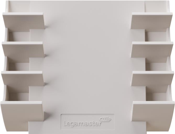 Legamaster Glassboard Marker Holder Warm Grey Plastic 156 g