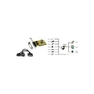 Exsys EX-43370 - Parallel/Serial Adapter - PCI Low-Profile RS-232