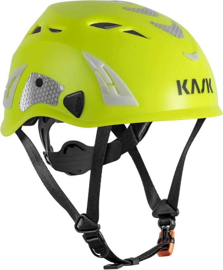 KASK Superplasma AQ Safety Helmet - Yellow, 51-63 cm, EN397, 390 g - Model WHE00104-202.UNI