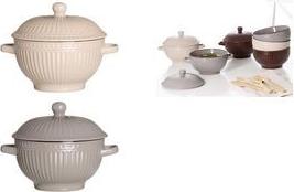 Ritzenhoff & Breker SENJA GRAU Soup Mug - 600 ml - Stoneware - 3 Pieces - 209716