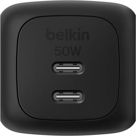 Belkin BoostCharge 50W Dual USB-C Charger - Model WCH019KQBK