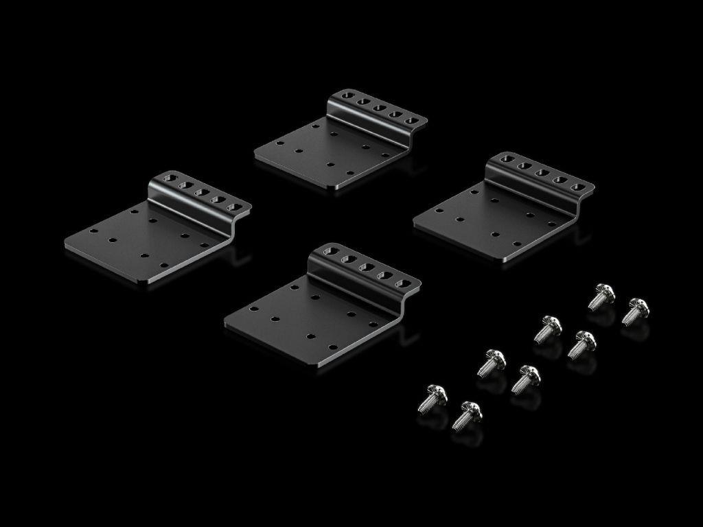 Rittal Angle Mounting Bracket - Pack of 4 - RAL 9005 - 5302169