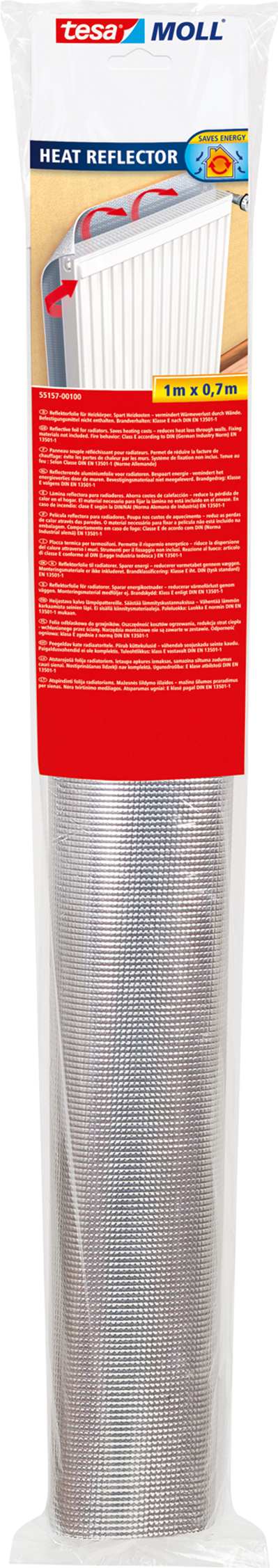 tesamoll® Reflector Foil for Radiators 100 x 70 cm 55157