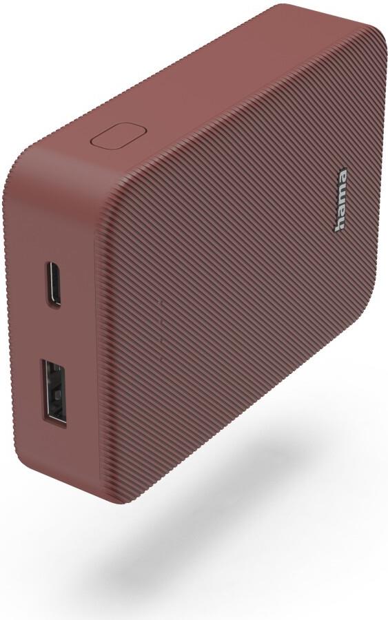 Hama Power Bank - 10000mAh - Fast Charge - Red (00201714) 24-pin