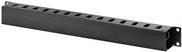 APC Easy Rack Horizontal Cable Organizer, 1U, 48.3 cm (19") Black (ER7HCM)