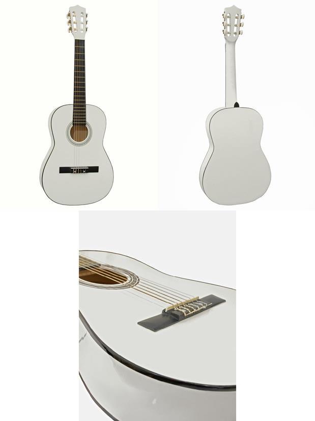DIMAVERY AC-303 Classical Guitar 3/4, White (26242031)
