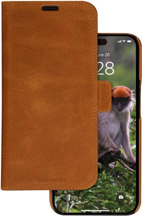dbramante1928 Lynge Flip Case - Grained Leather - Light Brown - for Apple iPhone 15 Pro (LY61GT001861)