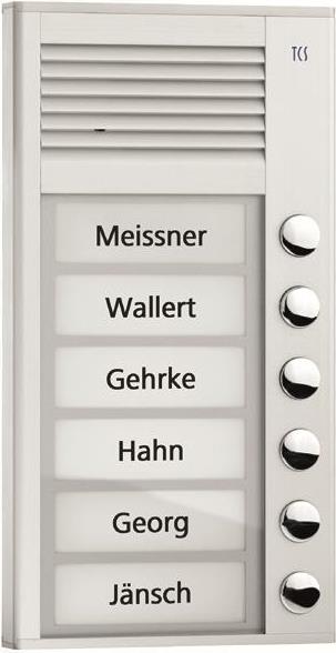 Technisat AP-Tuerstation PAK06-EN Audio Intercom - 6 Buttons