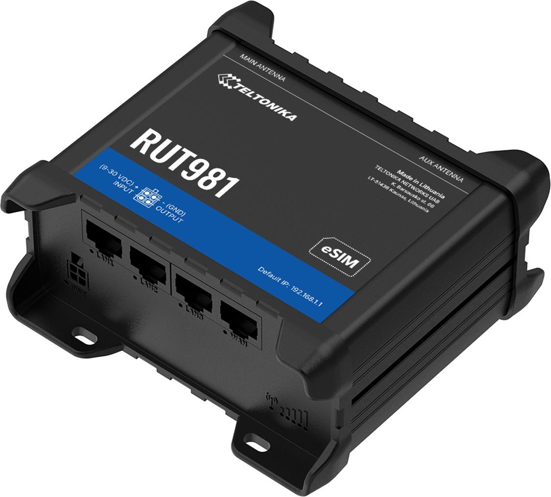 Teltonika RUT981 CAT4 LTE Dual SIM Router