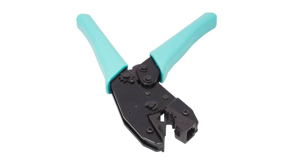 Alcasa GC-N0096 Cable Crimper Tool - Black/Blue