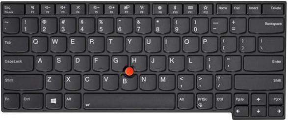 Lenovo FRU CM Keyboard ASM for Thinkpad T480s/E480/L480 - Model 01YP253