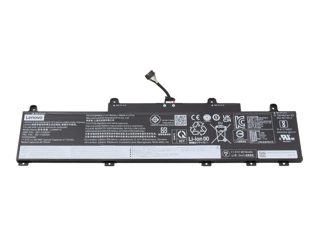Lenovo Battery Internal 3 Cell 46.5Wh LiIon - 4.112 mAh (5B11M90002)