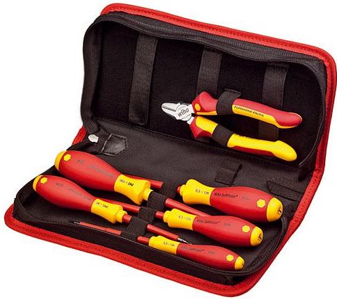 Wiha Screwdriver Set 6 Pieces with Tool Bag 33969