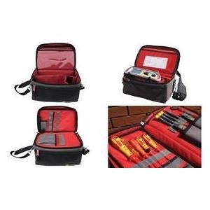 C.K Magma Tool Bag - for Measuring Instruments & Accessories - 27 Compartments - Red and Grey (MA2638)