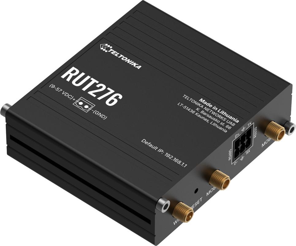 Teltonika Router RUT276 Redcap 5 G (RUT276000000)