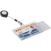 DURABLE ID Holder HARTBOX with Reel for 2 Cards 822419