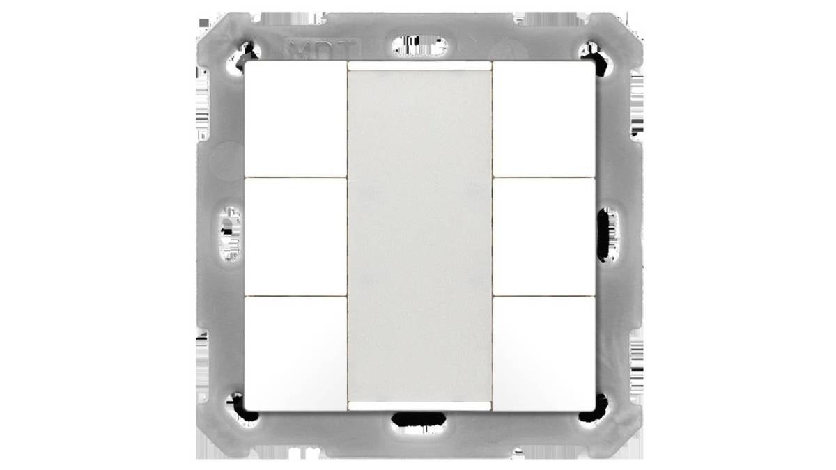 MDT technologies Taster 55 6-gang Pure White BE-TA5506.02 6-fach