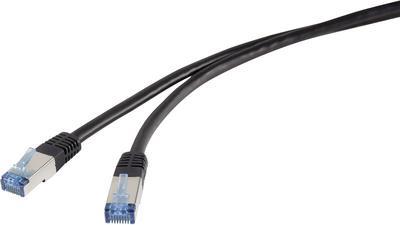 Renkforce Network Cable Cat6a S/FTP Black RF-4673696