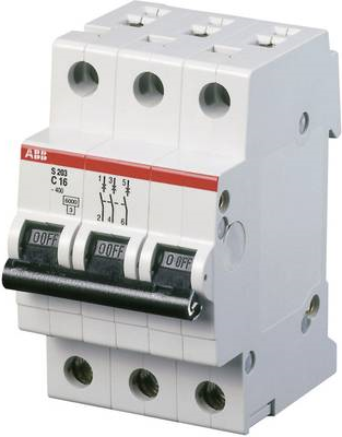 ABB Miniature Circuit Breaker 3-Pole 32A 440V - 2CDS253001R0324