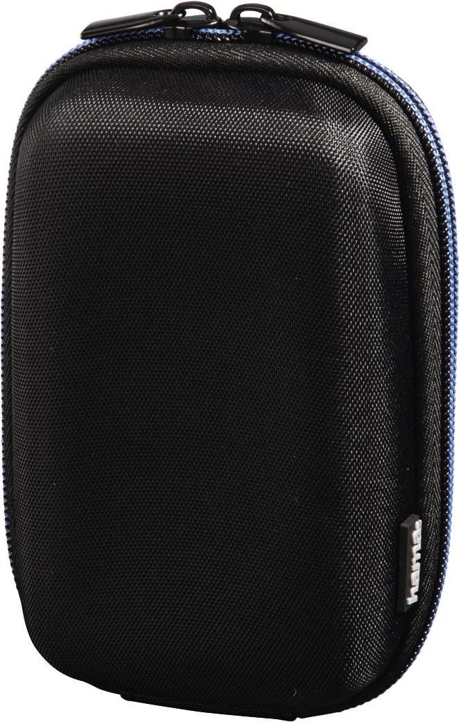 Hama Hardcase Zip Hard Shell Case for Camera, EVA, Black, Blue