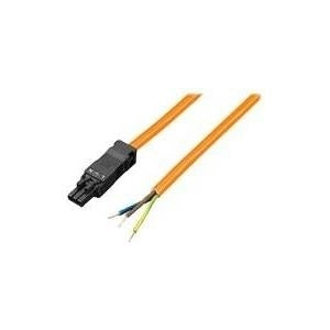 Rittal SZ LED System Light Connection Cable - Power Cable - 100-240 V - 3.0 m - Orange (2500500)