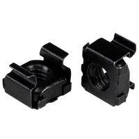 StarTech.com M6 Cage Nut for Server Rack - Pack of 50 - Black (CABCAGENUT6B)