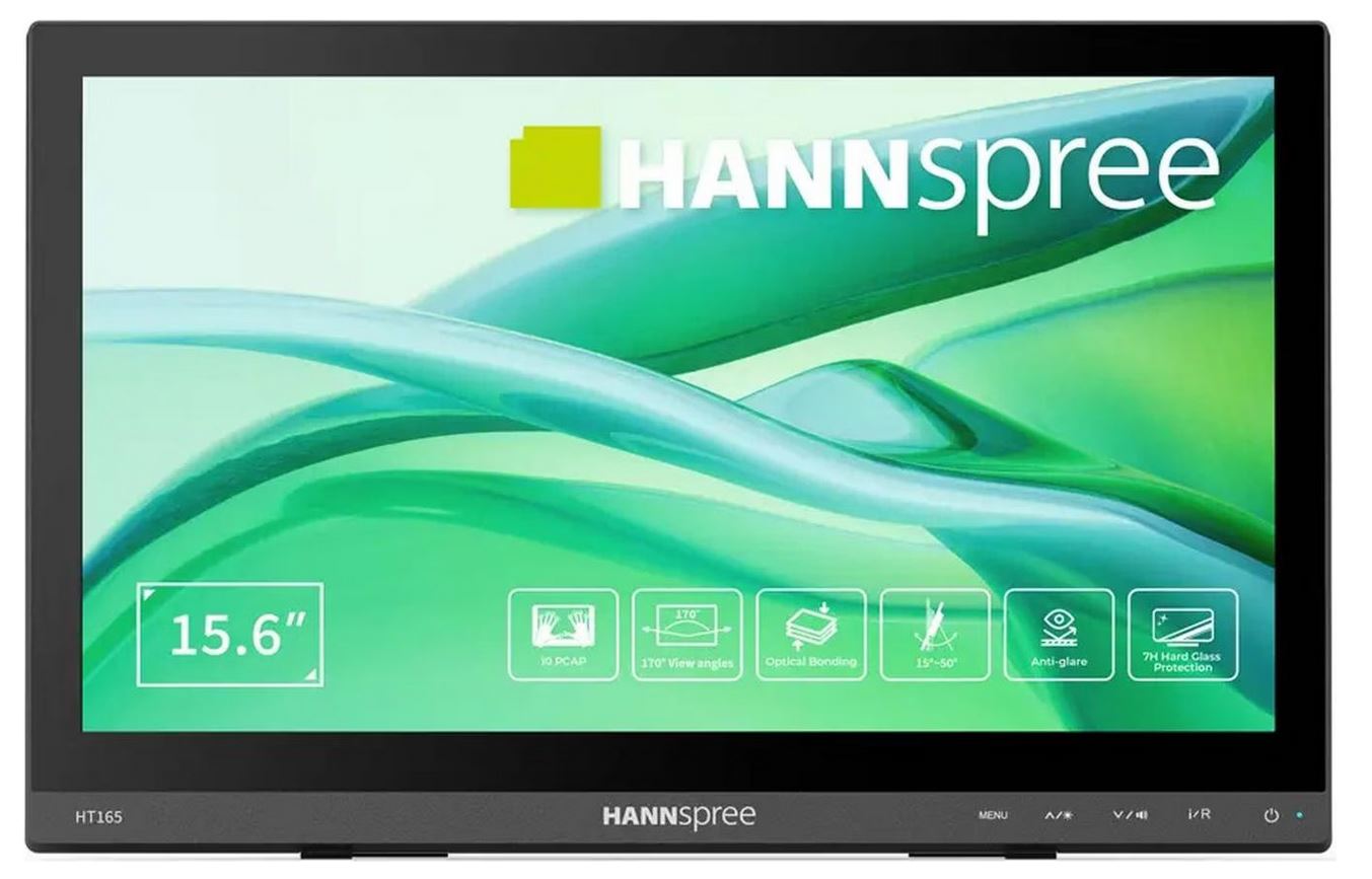 HANNSPREE HT165HPB 15.6" Full HD Touch Monitor - 1920x1080 - HDMI USB VGA 15.6Zoll 250cd/m2