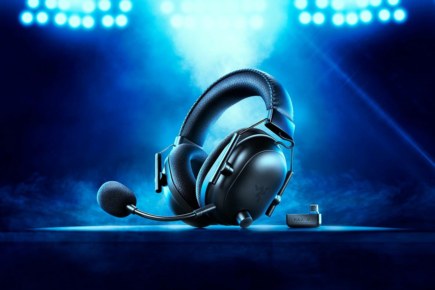 Razer BlackShark V2 PRO - For PlayStation - Headset - Over-ear - Bluetooth/ 2.4 GHz radio frequency - Wireless - Black (RZ04-04530500-R3G1)