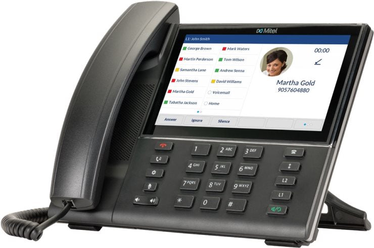 Mitel 6873 SIP Phone - VoIP Phone - SIP, RTCP, RTP, SRTP - 24 Lines (50006790)