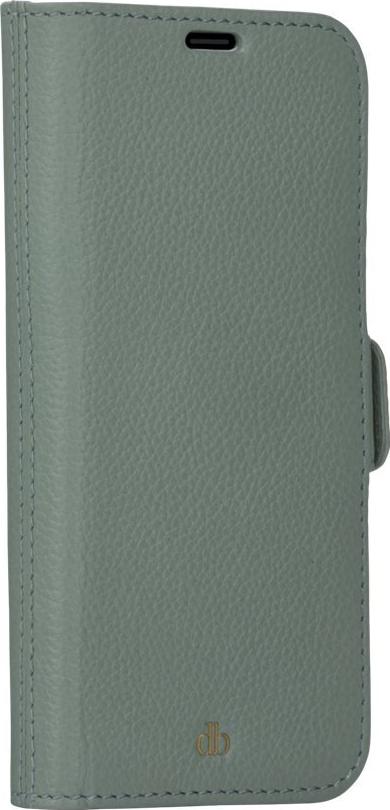 dbramante1928 New York Flip Case for Mobile Phone - Removable Magnetic Back - Saffiano Leather - Green Bay - for Apple (NY61PBGR5522)