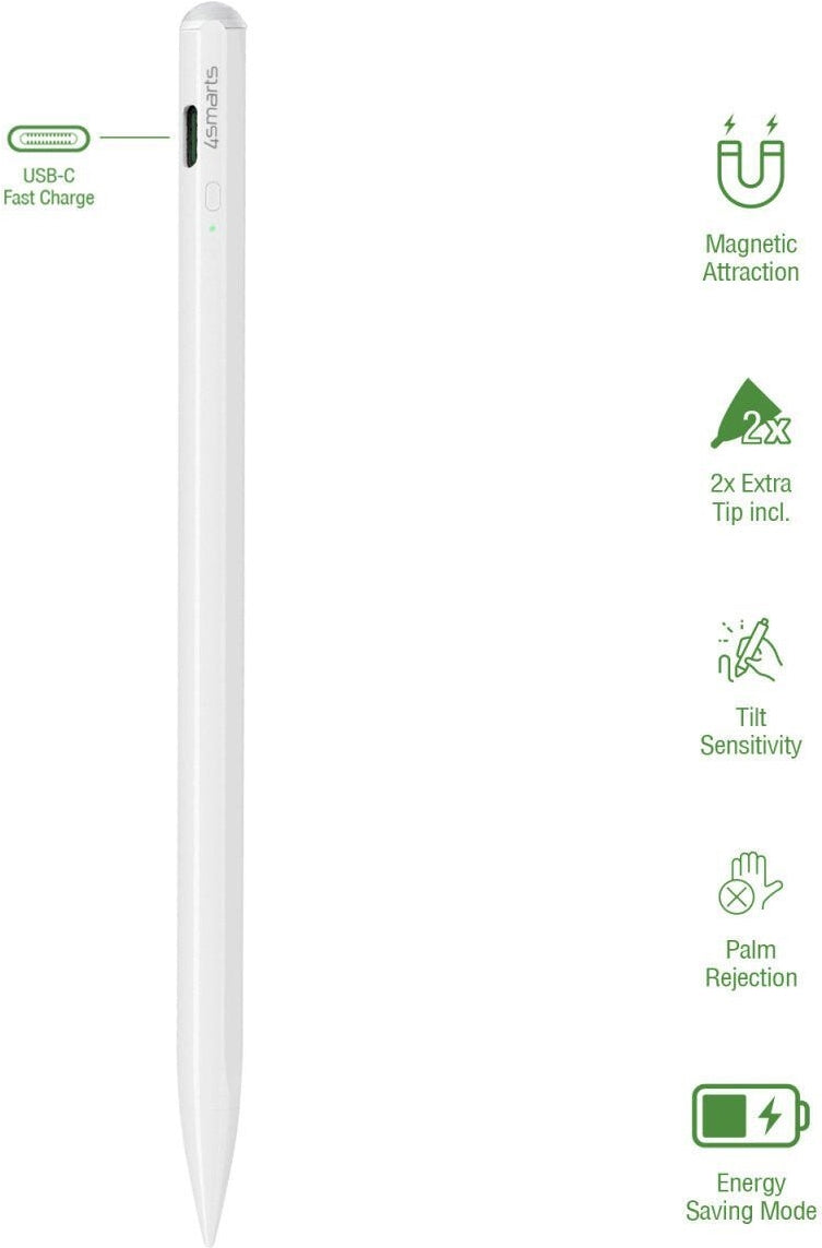 4smarts Active Stylus Pencil Pro 3 White (540565)