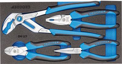 GEDORE Pliers Assortment in Check Tool Module - 4-Piece Set