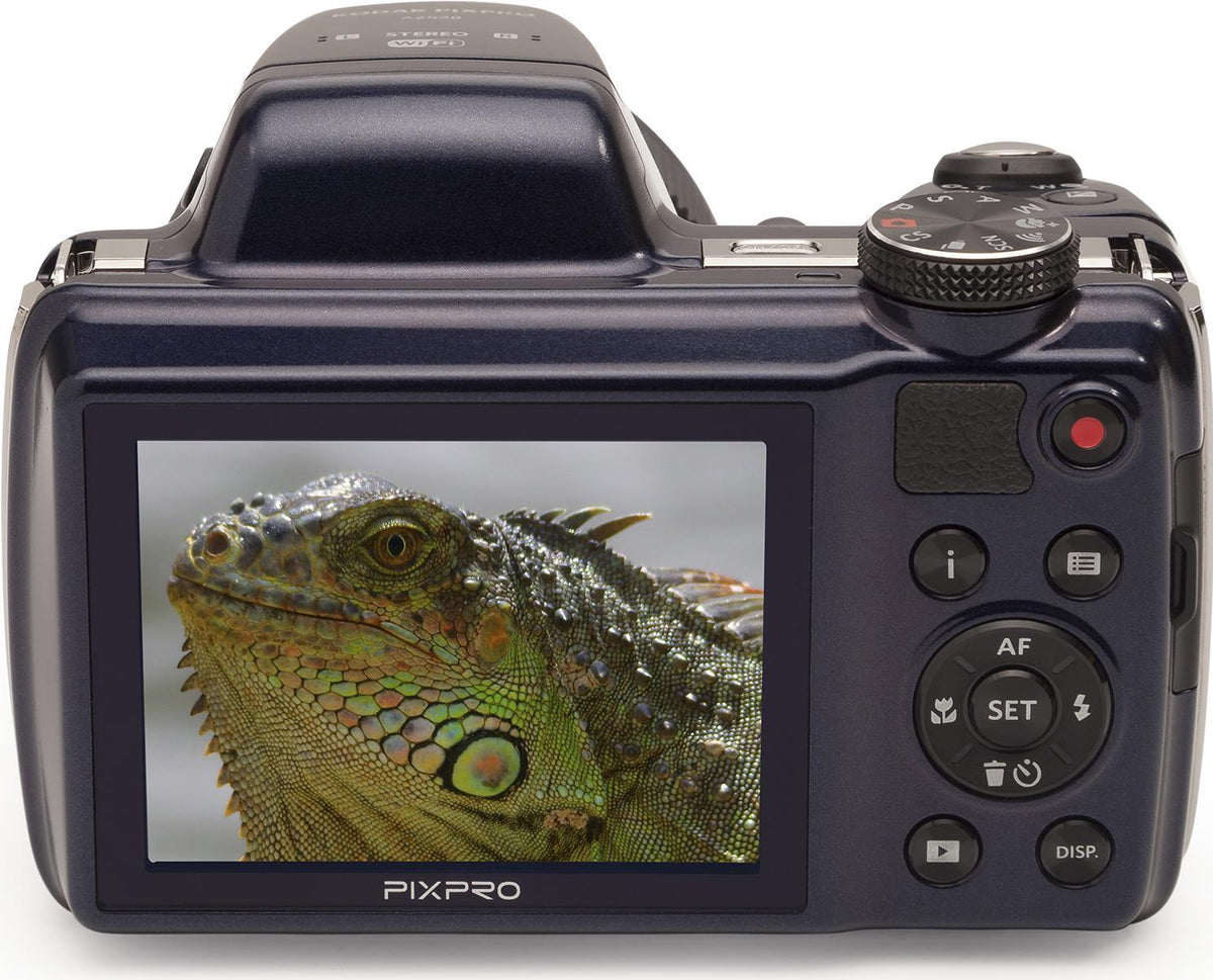 Kodak PIXPRO AZ528 Digital Camera 16 Megapixels Optical Zoom: 52x Midnight Blue incl. battery, incl. flash unit (AZ528)