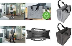 Sigel Notebook Bag Desk Sharing Basic M Light Grey 15.4 BA430
