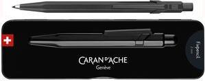Caran d'Ache Fixpencil BLACK CODE, Black Hexagonal Shaft, Flexible Clip - 1 Piece (22.496)