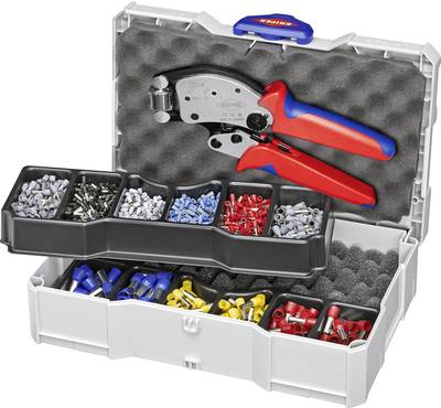 Knipex Twistor 16 97 90 13 Crimp Set - Wire End Sleeves 0.14 to 16 mm²
