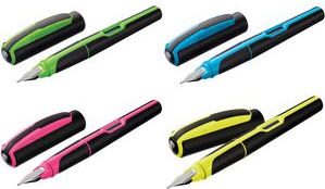 Pelikan Fountain Pen Style Neon M Nib Stainless Steel Cartridge Filling System 1 pc. 939850
