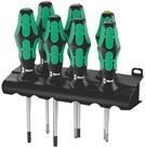Wera 7-Piece Screwdriver Set - Lasertip Slotted, Phillips, Pozidriv 05320540001