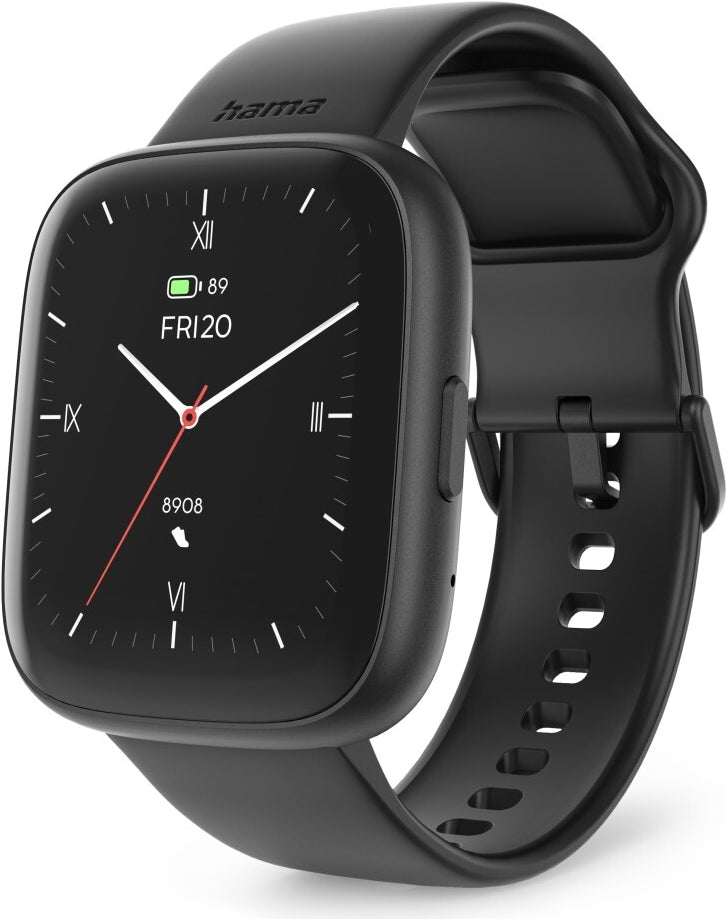 Hama - Smartwatch - 4000 - Phone Function - Sleep Analysis - Waterproof - 46 mm - SW (00178640)
