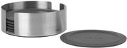 blomus LARETO Coaster Set Anthracite 6 Pieces 64062