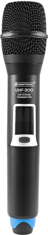 OMNITRONIC UHF-300 Handheld Microphone 823-832/863-865MHz 13063306