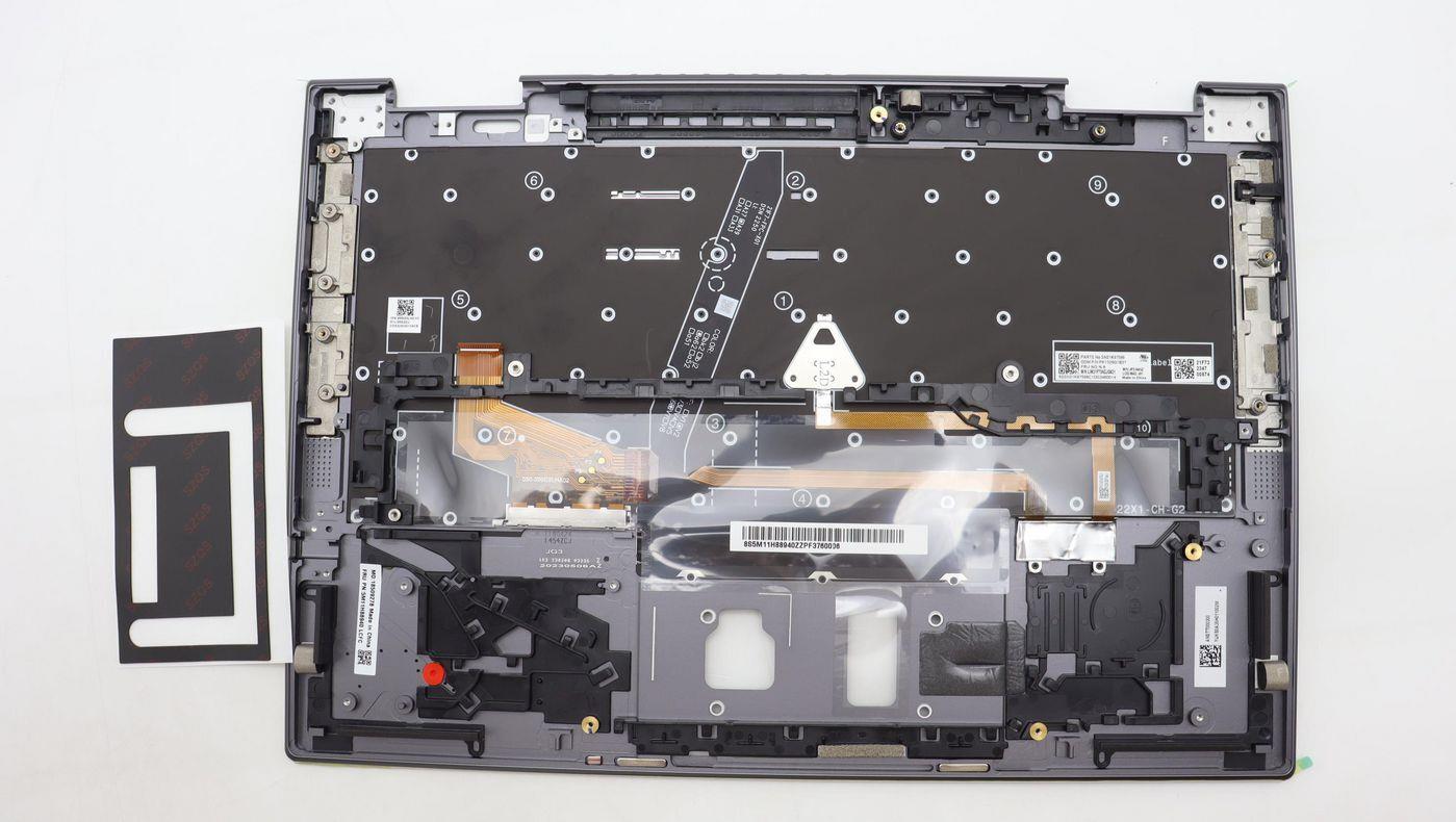 Lenovo MECH_ASM BL KB GY FPR WW GER - Keyboard (5M11H62420)